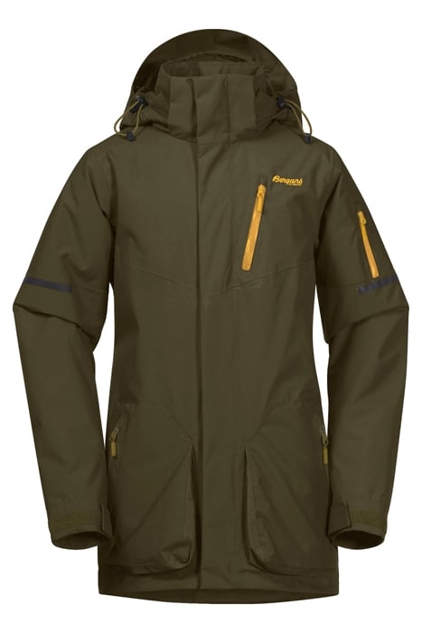 KNYKEN INSULATED YOUTH JACKET DARK OLIVE GREEN 1