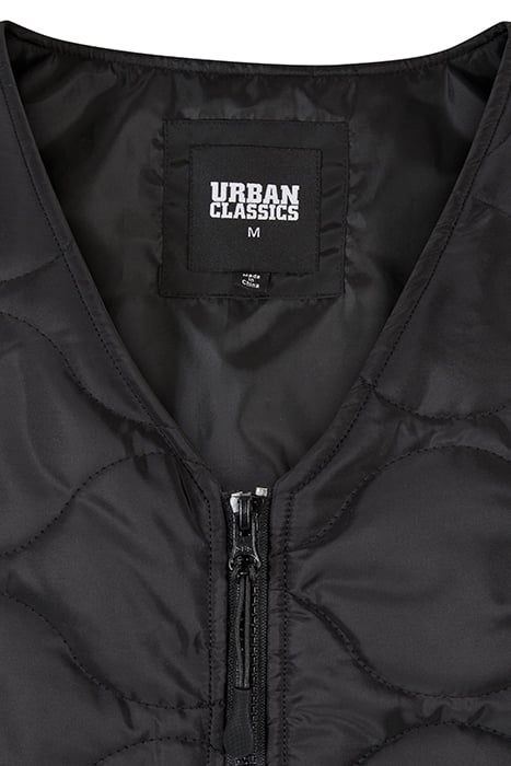 ZIPPED GILET BLACK 8