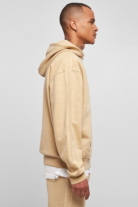 HEAVY TERRY GARMENT DYE HOODY UNIONBEIGE 7