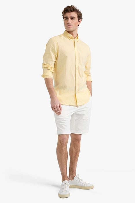 COTTON LINEN SHIRT LEMON YELLOW 2