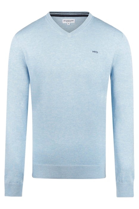 V-NECK SWEATER LIGHT BLUE 4