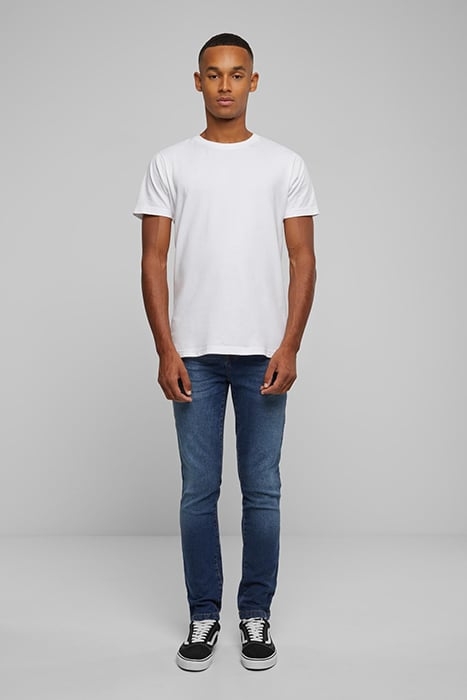 SLIM TAPERED JEANS NEW DARK BLUE WASHED 3