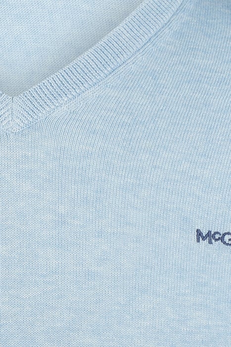 V-NECK SWEATER LIGHT BLUE 7