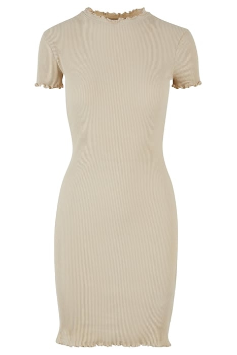 LADIES RIB TEE DRESS SOFTSEAGRASS 4