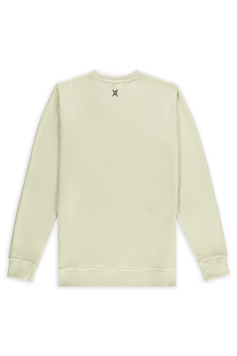 UNISEX LEATHER SWEATER AQUA 2