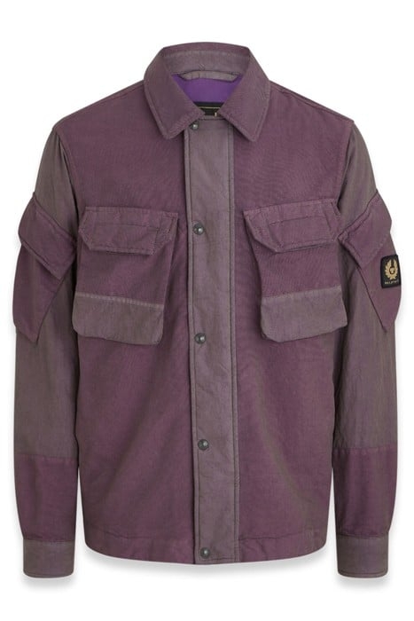 CANTEEN JACKET PAVEMENT/PURPLE WINE 1