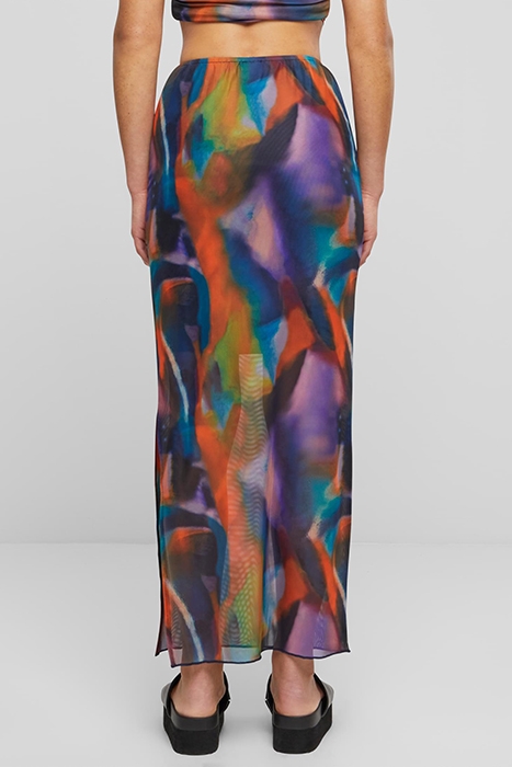 LADIES AOP MESH TUBE SKIRT MULTICOLORREFLECTION 2