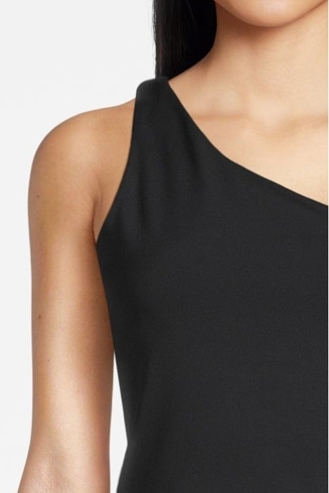 SIENNA SHAPE ONE SHOULDER TOP BLACK 4