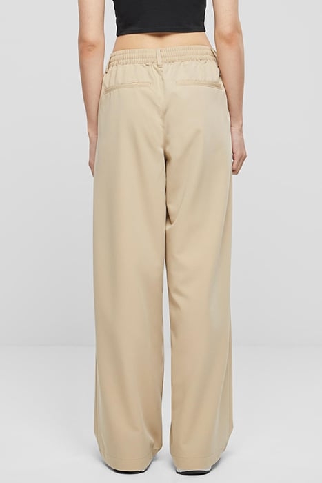 LADIES ULTRA WIDE PLEAT-FRONT PANTS WETSAND 2