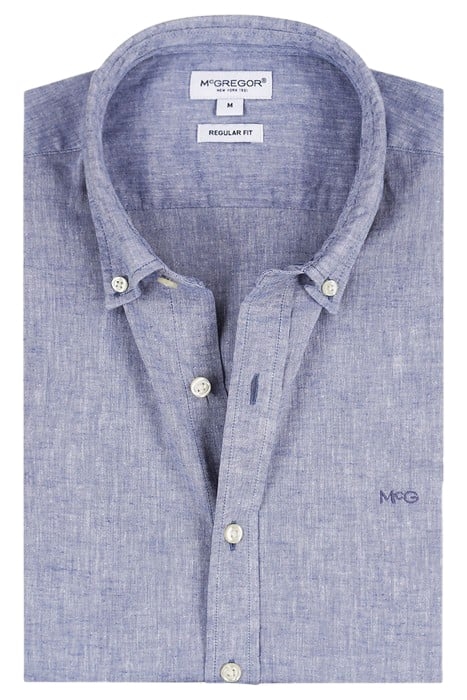 COTTON LINEN SHIRT VINTAGE BLUE 6