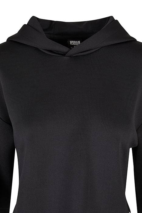 LADIES SHORT SCUBA HOODY BLACK 8