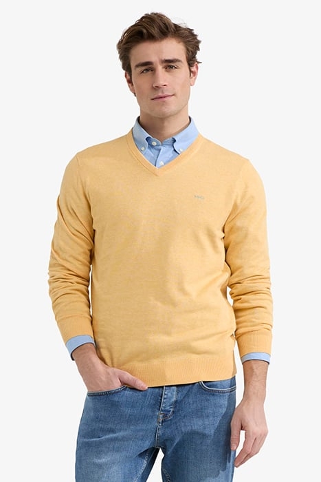 V-NECK SWEATER LEMON YELLOW 1