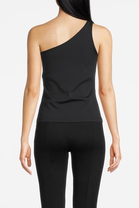 SIENNA SHAPE ONE SHOULDER TOP BLACK 2