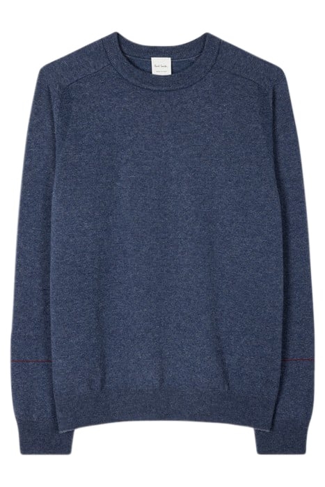 MENS SWEATER CREW NECK INKY BLUE 1