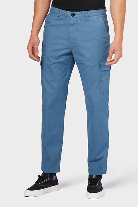 MENS SKATER TROUSER ZEBRA EMB GREYISH BLUE 1