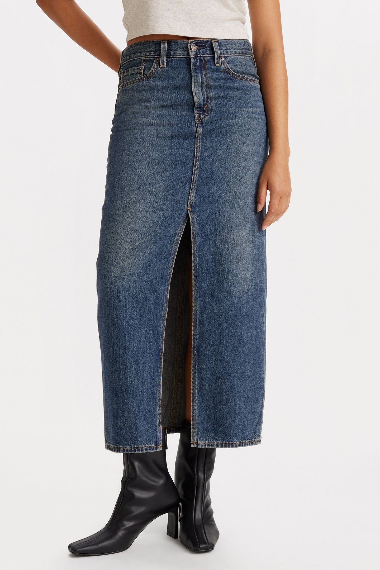 ANKLE COLUMN SKIRT WAVE HELLO 1