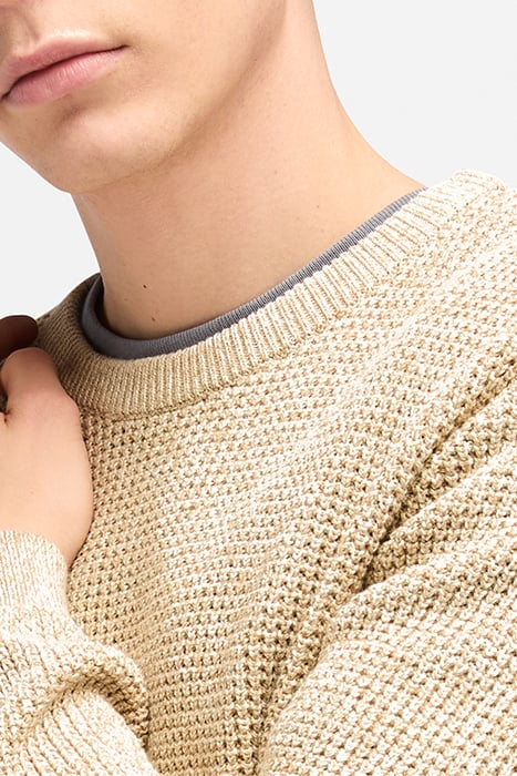 WILLIAMS RIVER CREW NECK SWEATER ANGORA HEATHER 5