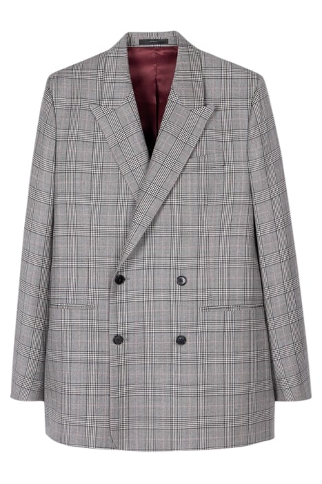 GENTS DB JACKET BLACK MELANGE 3