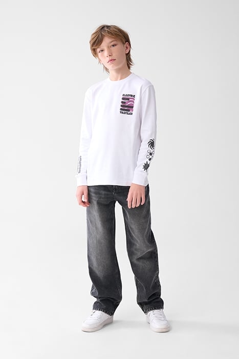 BAM-SBELECTRIC T-SHIRT LS WHITE 2