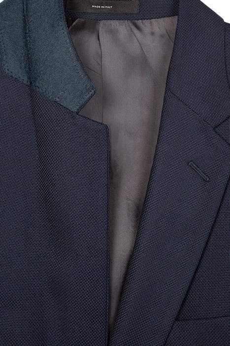 GENTS SLIM FIT 2 BTN JACKET NAVY 2