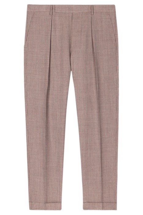 GENTS TROUSER BRICK RED 1
