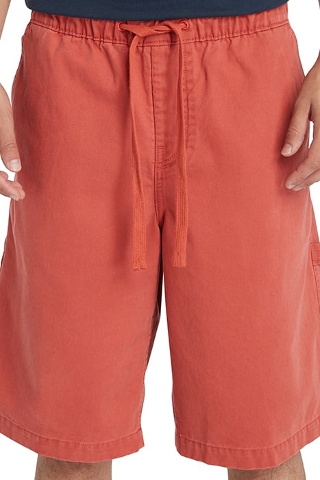 RINDGE WASHED HEAVY TWILL CARPENTER SHORT HOT SAUCE 4