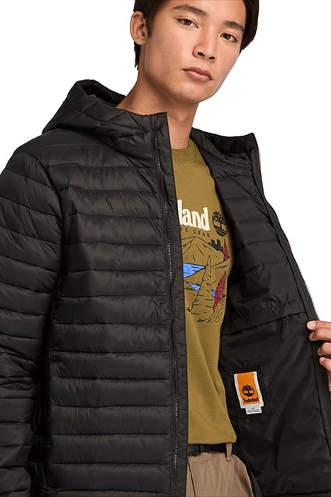 AXIS PEAK DURABLE WATER REPELLENT HOODED JACKET BLACK 4