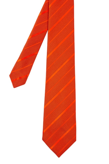 MEN TIE TEXTURE STRP RED 1