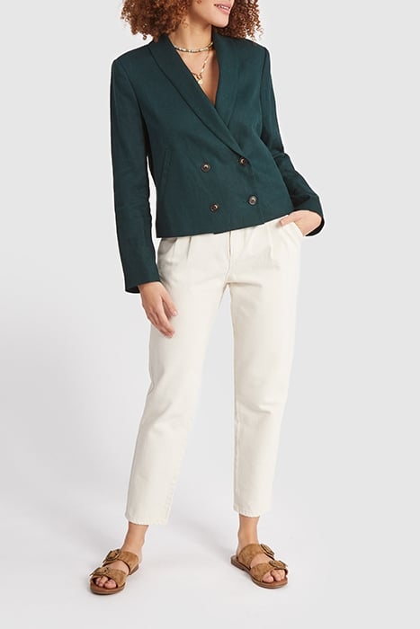 IMPERIAL GREEN LINEN SUIT JACKET 1