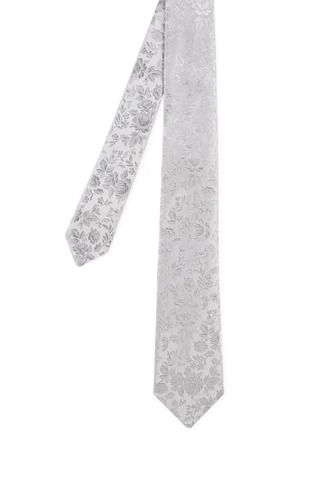 MEN TIE NARROW GREY 1