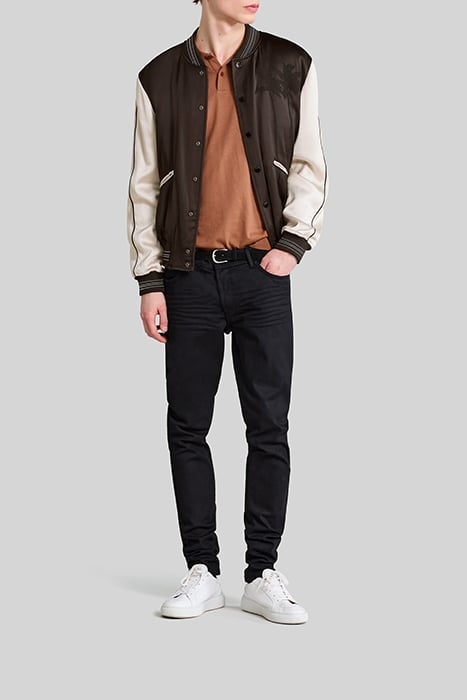 COGNAC COTTON MODAL BLEND POLO SHIRT 2