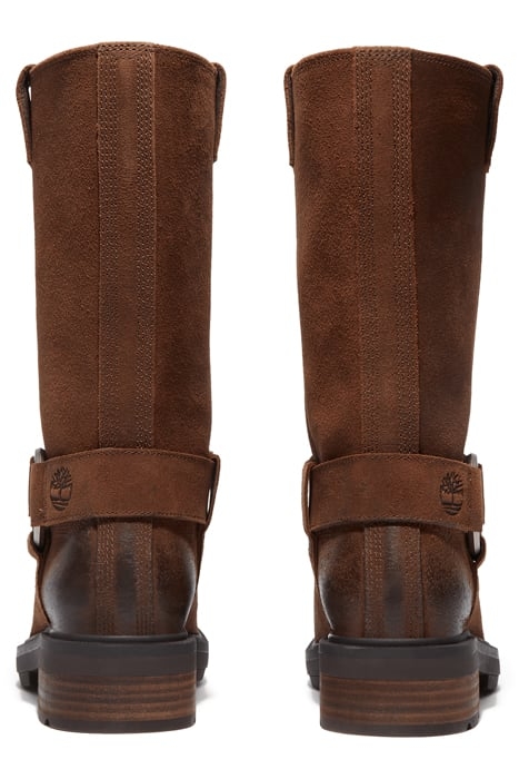 BRIMFIELD TALL PULL ON BOOT DARK BROWN SUEDE 4