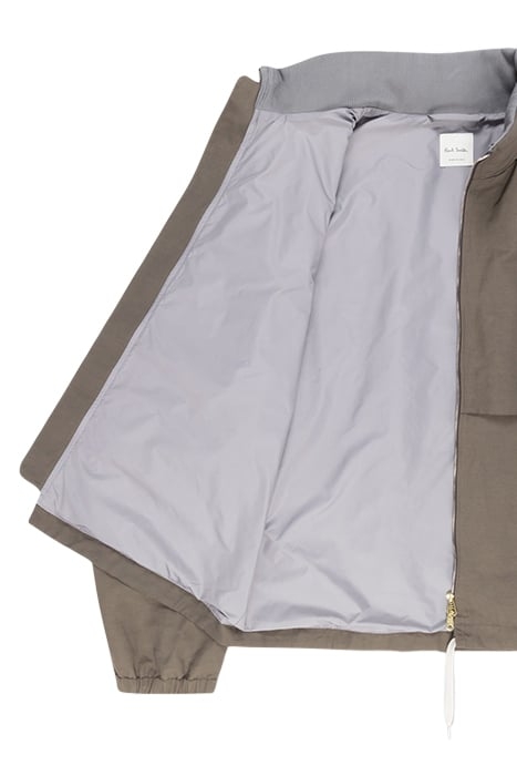 MENS ZIP FRONT JACKET DARK TAUPE 5