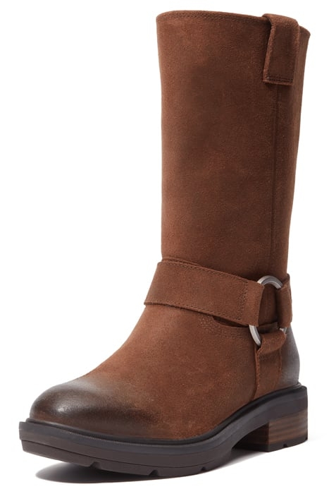 BRIMFIELD TALL PULL ON BOOT DARK BROWN SUEDE 7