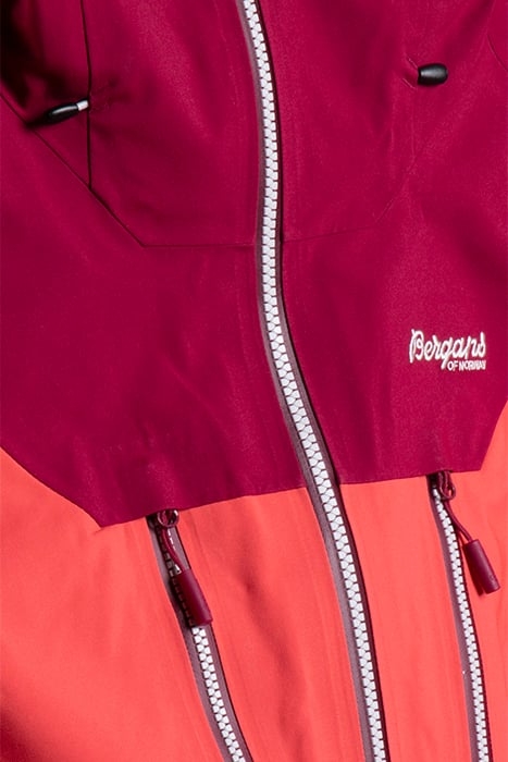 ROMSDAL PRO 3L W JACKET HOT CORAL/BEET RED/SILVER GREY 3
