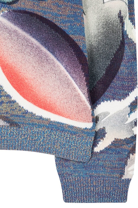 MENS SWEATER CREW NECK INDIGO 6