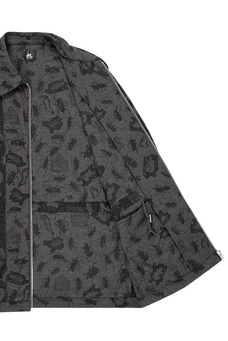 MENS ZIP THRU JACKET BLACK 5