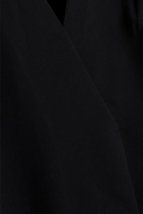 CREPE LGHT SLESS XOVR VNCK TOP BLACK 3