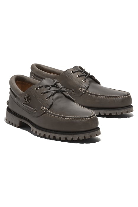 TIMBERLAND AUTHENTIC BOAT SHOE MEDIUM GREY FULL GRAIN 2