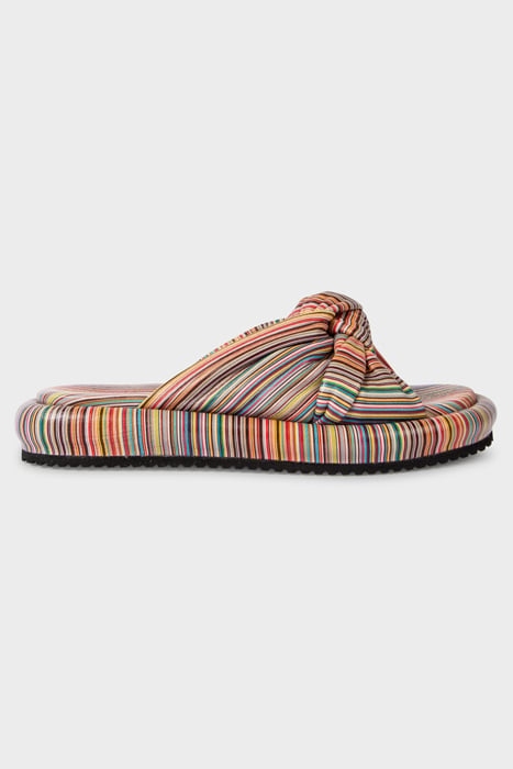 WOMENS SHOE LOTUS MULTI STRIPE MULTI COLOURED 1