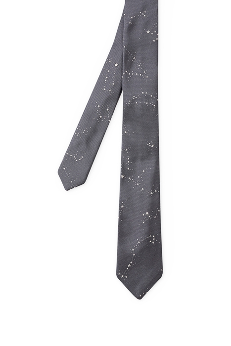 MEN TIE NARROW 6CM GREY 1