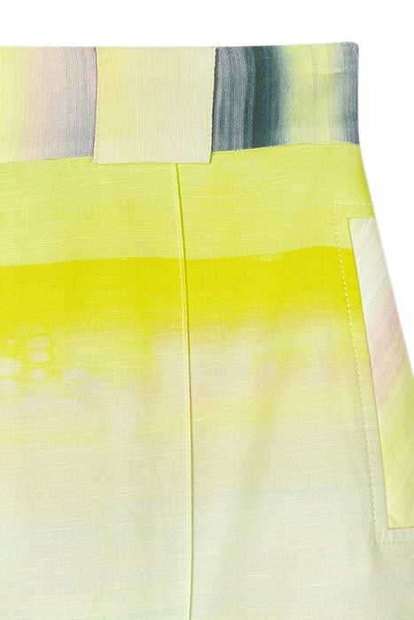 WOMENS SKIRT ACID YELLOW 7