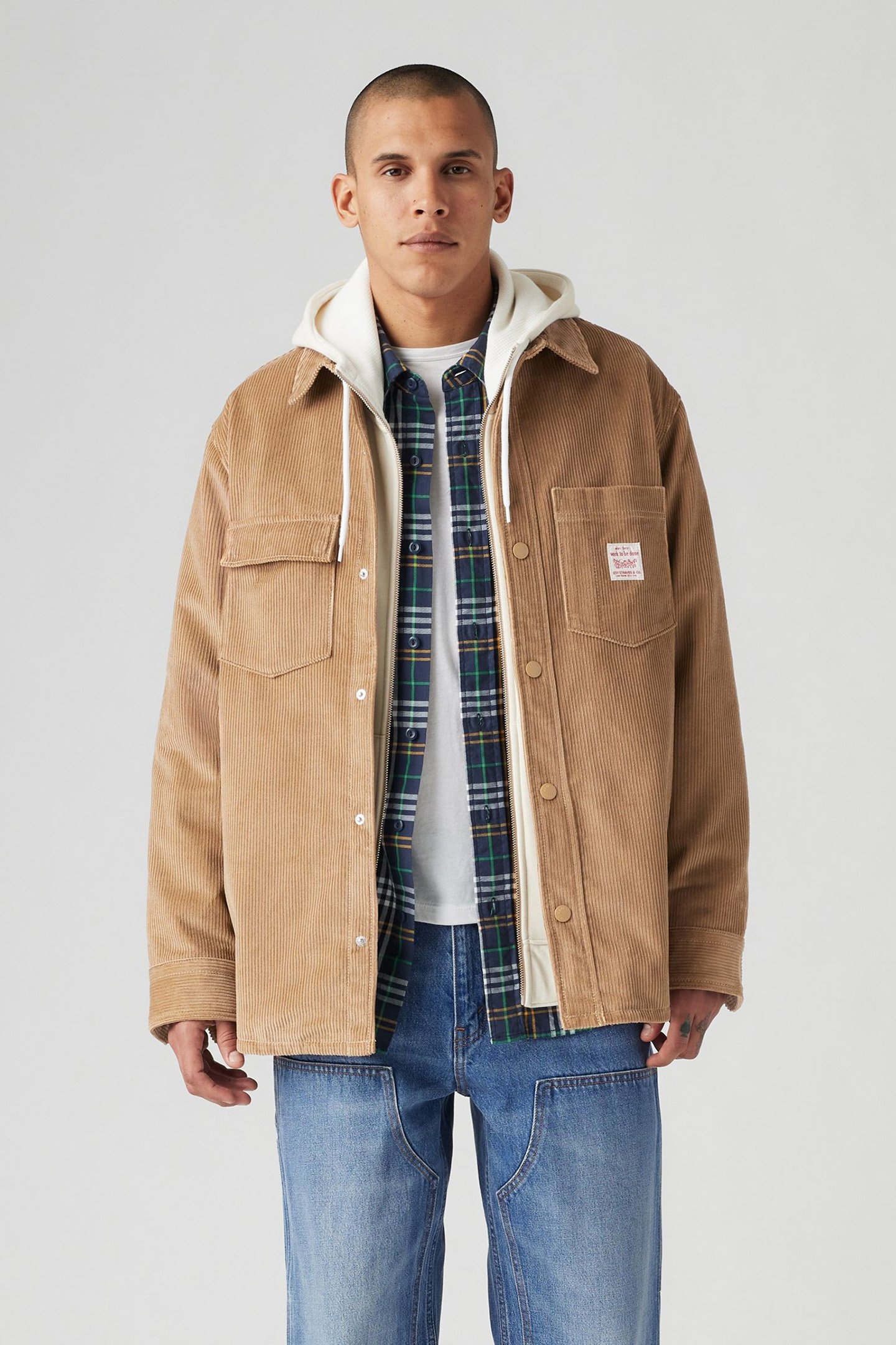 TELEGRAPH OVERSHIRT TIGER'S EYE 1