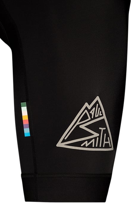 MENS CYCLE BIBSHORT ARTIST STRIPE BLACK 6