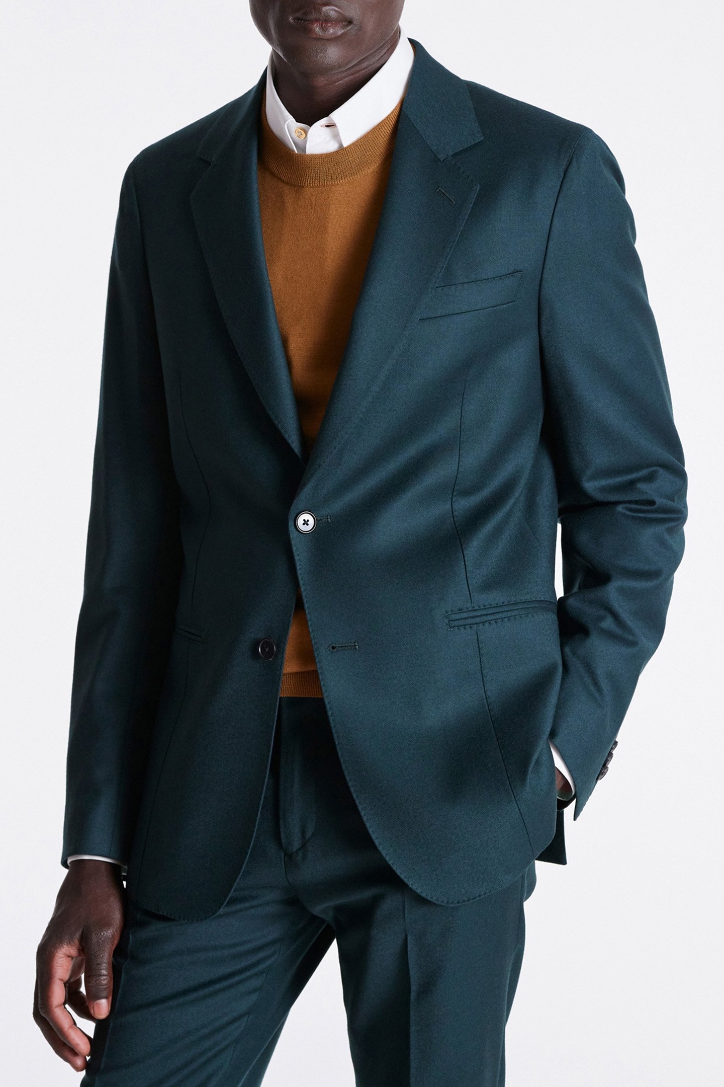 GENTS 2BTN JACKET GREEN 1