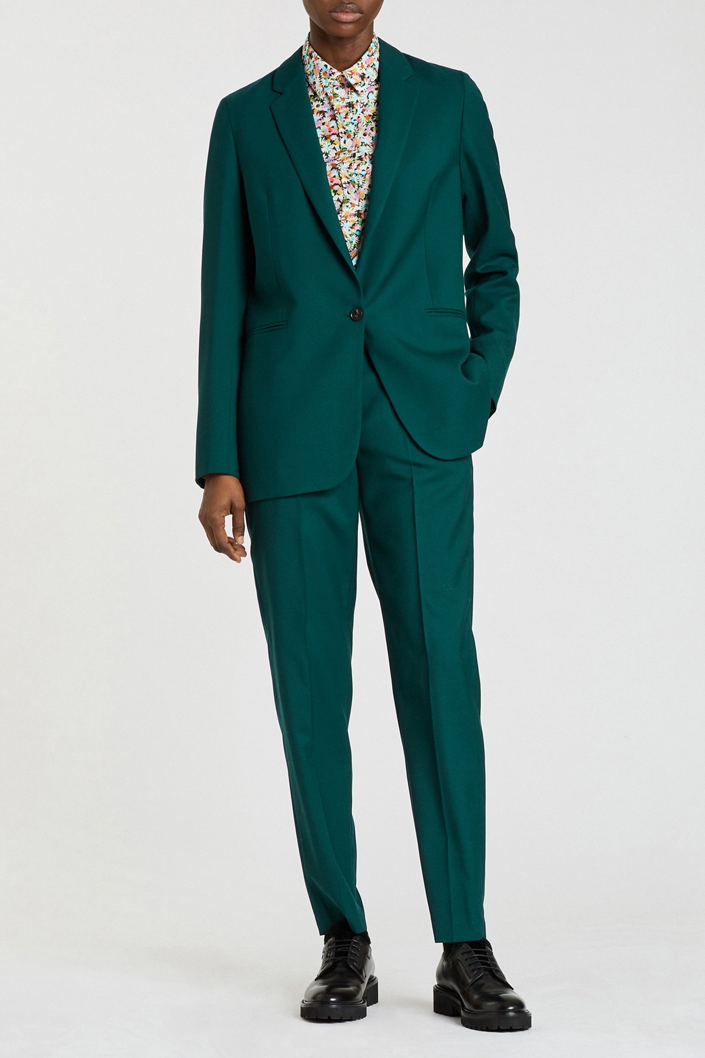 WOMENS JACKET. PETROL GREEN 3