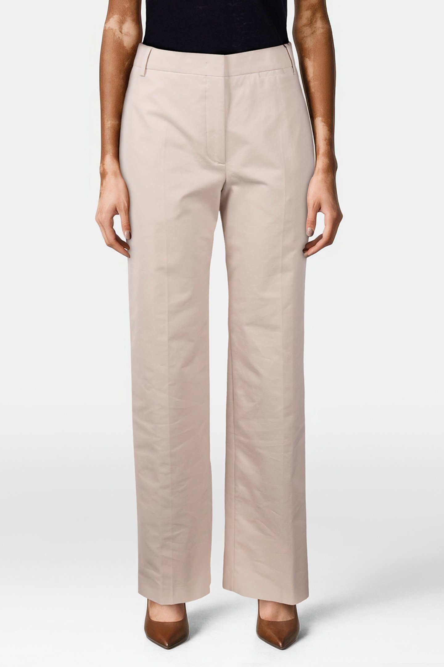 WOMENS TROUSERS LIGHT BEIGE 1