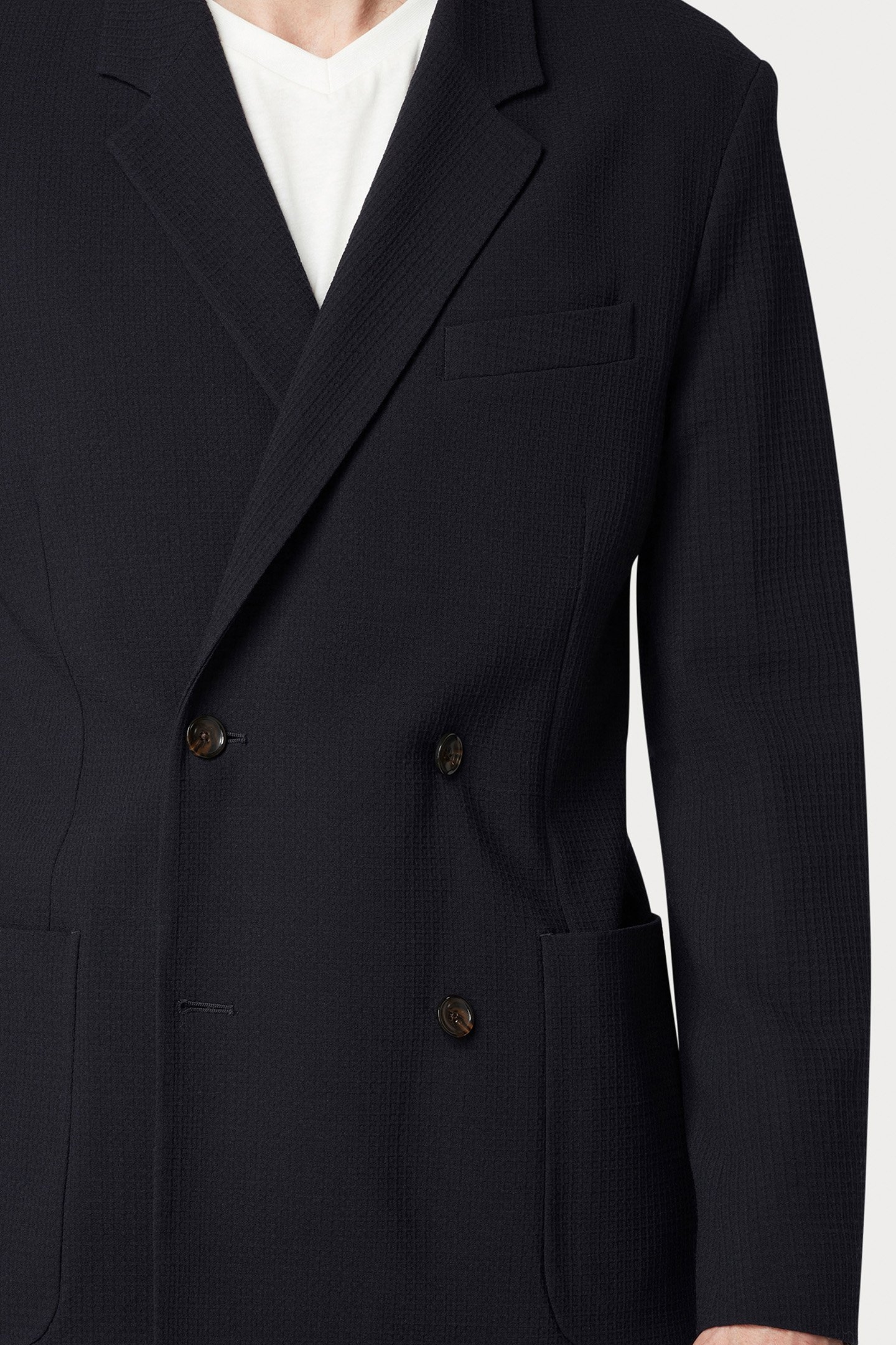 GENTS DB PATCH POCKET JACKET VERY DARK NAVY 5