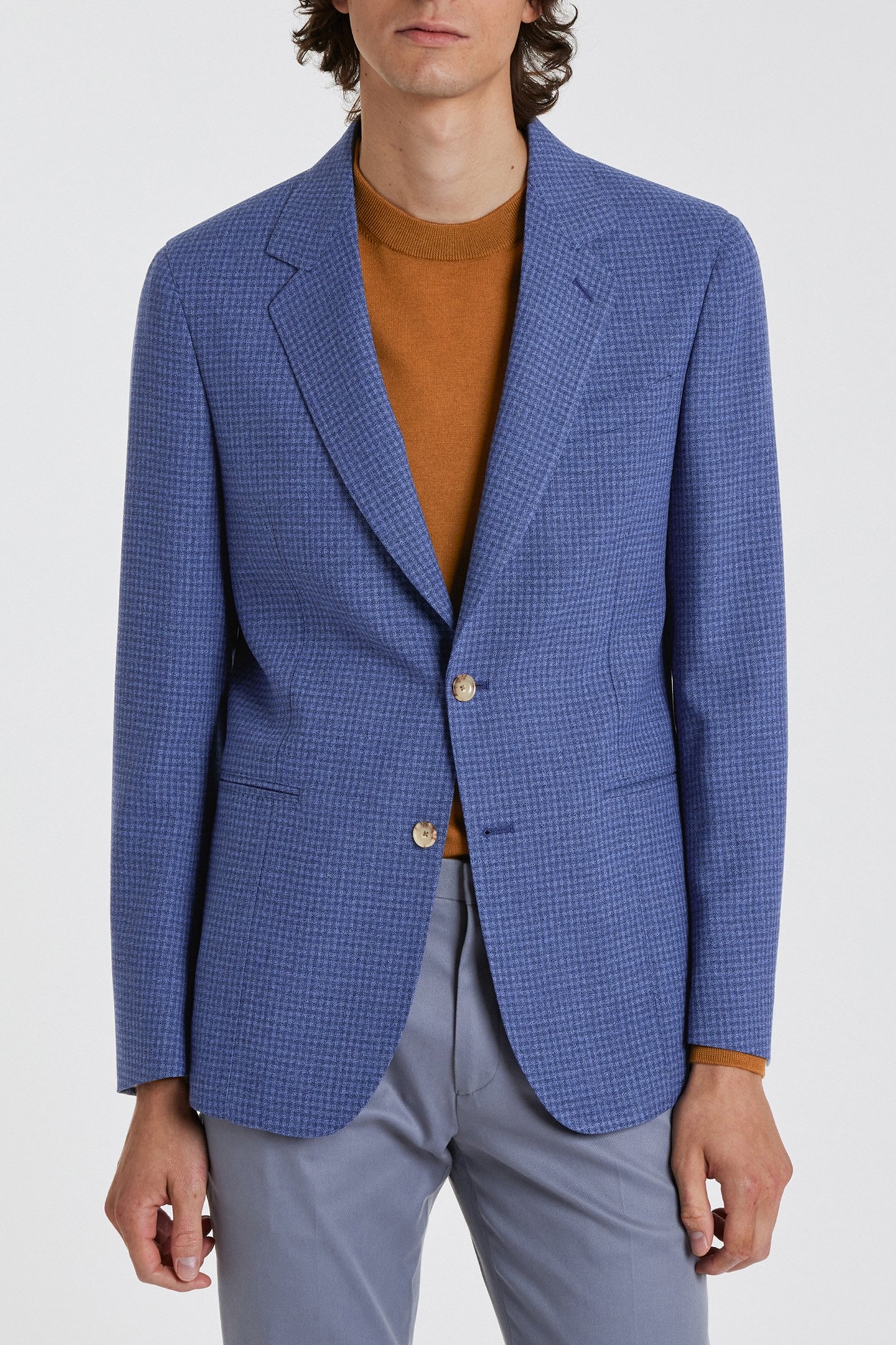 GENTS 2BTN JACKET COBALT BLUE 1