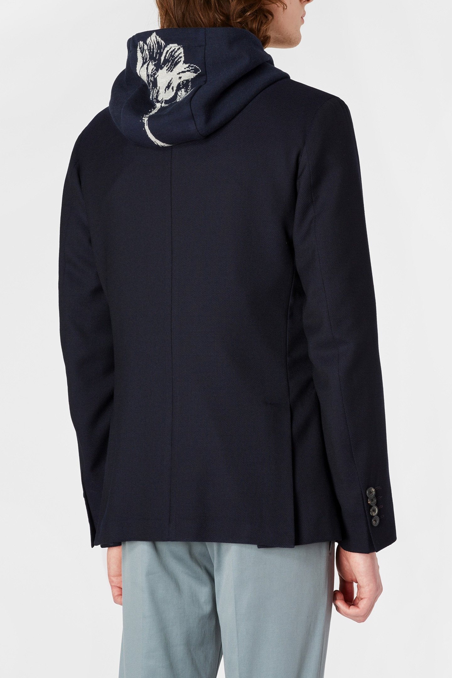 GENTS SLIM FIT 2 BTN JACKET NAVY 2